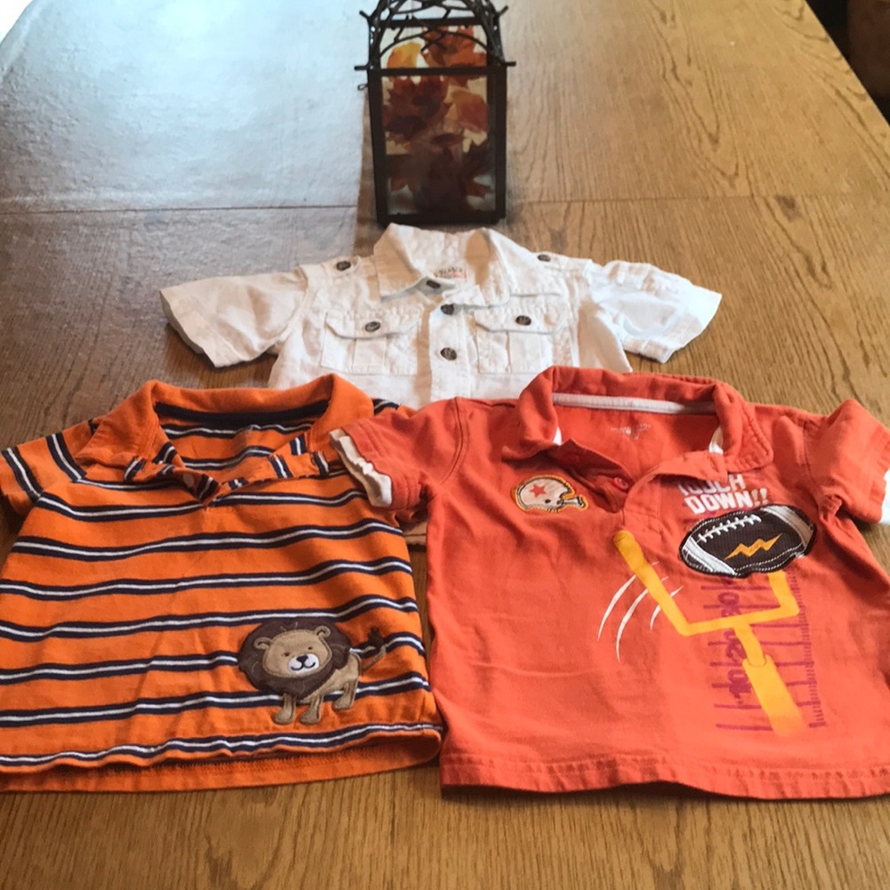 Bundle of 3 collared boys shirts